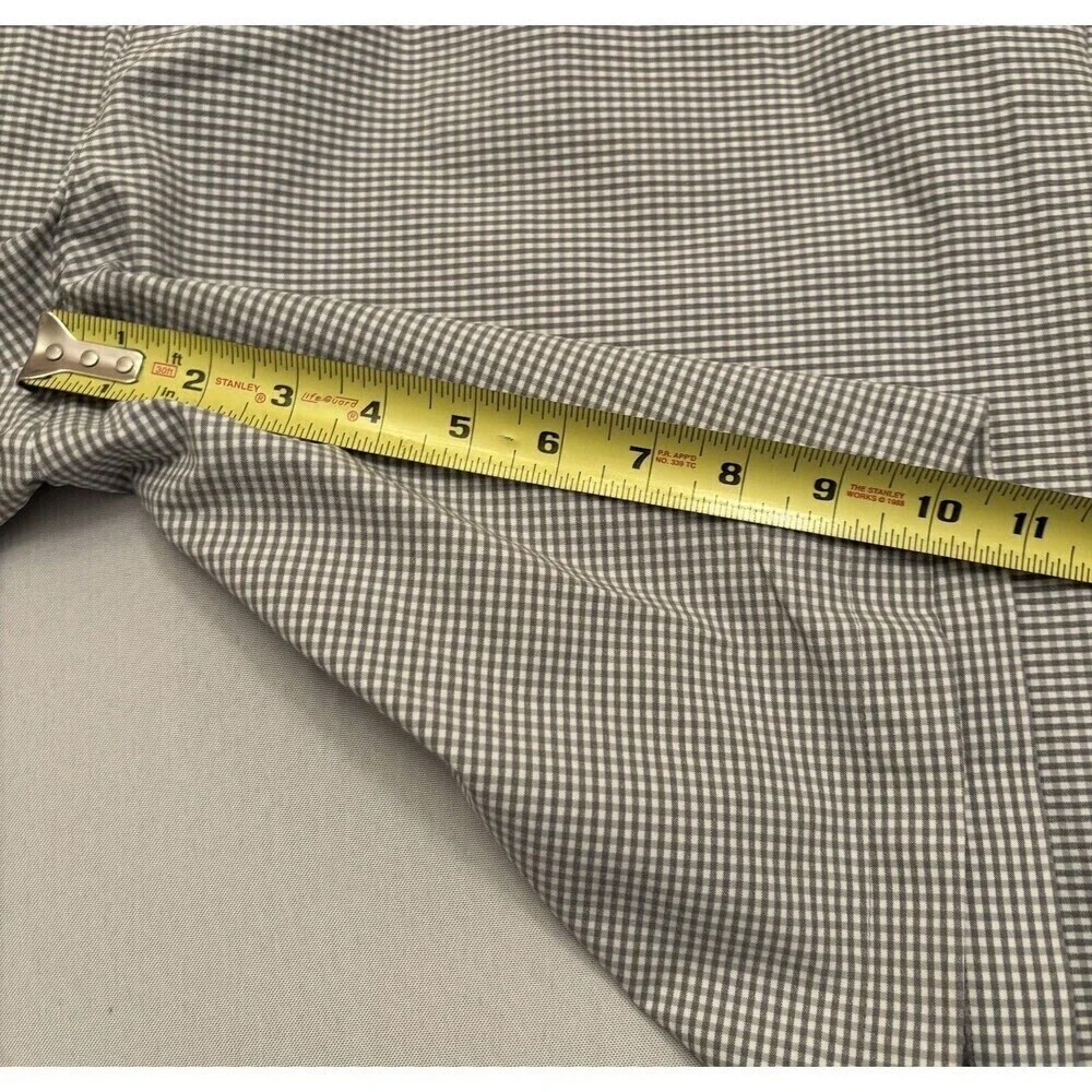 ADIDAS Gray Gingham Golf Short Men's 40 Performance 10